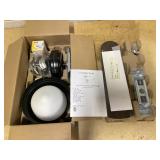 Mainstays 42 inch Hugger Indoor Ceiling Fan with Light Kit, Black, 4 Blades, Reverse Airflow Mainstays 42 inch Hugger Indoor Ceiling Fan with Light Kit, Black, 4 Blades, Reverse Airflow