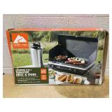 Ozark Trail 2 Burner Propane Gas Camping Stove, GCT2208W, Black Ozark Trail 2 Burner Propane Gas Camping Stove, GCT2208W, Black