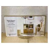 Better Homes & Gardens 4 Cube Storage Organizer, White Texture Better Homes & Gardens 4 Cube Storage Organizer, White Texture