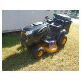 Poulan Pro 19/42 lawn tractor with bagger. Good condition. Runs good. Relisted due to carb issue that has been fixed. As shown. *THIS ITEM HAS A RESERVE.