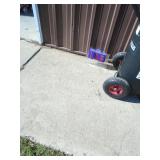 North Star compressor/air tank. Approx 20 gal? Used condition. On wheels. As shown.