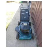 Craftsman 22 self propelled mower with bagger. Used condition. Tested & works. As shown.