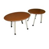 2 Herman Miller Passage Tables on Wheels 2 Herman Miller Passage Tables on Wheels
