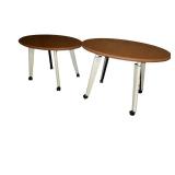 2 Herman Miller Passage Tables on Wheels 2 Herman Miller Passage Tables on Wheels