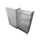 Knoll White Storage Cabinets with Key Knoll White Storage Cabinets with Key