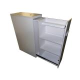 Knoll White Storage Cabinets with Key Knoll White Storage Cabinets with Key