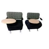 2 Guest Chairs with Removable Tablet Arm 2 Guest Chairs with Removable Tablet Arm