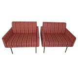 2 Herman Miller Geiger Tuxedo Chairs 2 Herman Miller Geiger Tuxedo Chairs