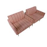 2 Herman Miller Geiger Tuxedo Chairs 2 Herman Miller Geiger Tuxedo Chairs