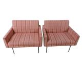 2 Herman Miller Geiger Tuxedo Chairs 2 Herman Miller Geiger Tuxedo Chairs