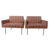 2 Herman Miller Geiger Tuxedo Chairs 2 Herman Miller Geiger Tuxedo Chairs