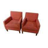2 Red Guest Chairs 2 Red Guest Chairs
