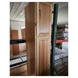 2- hickory pantry cabinets
