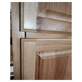 2- hickory pantry cabinets
