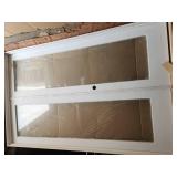 Krosswood 60x96 interior white clear glass French doors