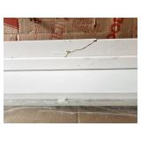 Krosswood 60x96 interior white clear glass French doors