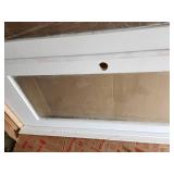 Krosswood 60x96 interior white clear glass French doors