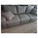 Flexsteel Donovan fabric grey sofa