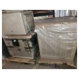 Ac evaporative cooler system