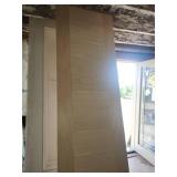 Unfinished poplar 26"×96" door