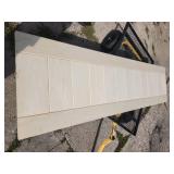 Unfinished poplar 26"×96" door