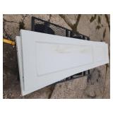 2-23"×94" white doors