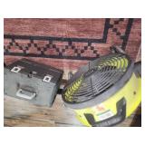 Ryobi Chainsaw and fan