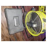 Ryobi Chainsaw and fan