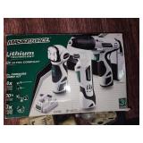 Masterforce drill and batteries