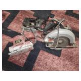 Skillsaw jigsaw and sander