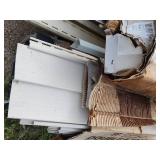 Pallet vinyl siding and accessories