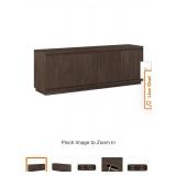 Tv console alder brown