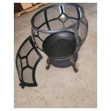 Bronze fireplace