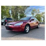 2004 HONDA ACCORD EX W/LEATHER (NO RESERVE)