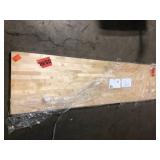 Hampton Bay 8 ft. L x 25 in. D Finished Engineered Birch Butcher Block Countertop with Standard Edge Damaged Customer Returns See Pictures