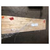 Hampton Bay 8 ft. L x 25 in. D Finished Engineered Birch Butcher Block Countertop with Standard Edge Damaged Customer Returns See Pictures