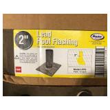 Master Flow 2 in. Lead Roof Boot No Caulk Vent Pipe Flashing  Customer Returns See Pictures