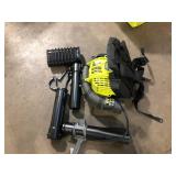 RYOBI 175 MPH 760 CFM 38cc Gas Backpack Leaf Blower  Customer Returns See Pictures