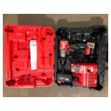 Milwaukee M18 FUEL 18V Lithium-Ion Brushless Cordless 1/2 in. Hammer Drill Driver Kit with Two 5.0 Ah Batteries and Hard Case   Customer Returns See Pictures