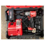 Milwaukee M18 FUEL 18V Lithium-Ion Brushless Cordless 1/2 in. Hammer Drill Driver Kit with Two 5.0 Ah Batteries and Hard Case   Customer Returns See Pictures