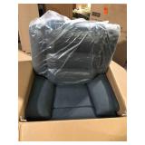 Uixe Modern Dark Gray Polyester Upholstered Recliner Chair with Adjustable Backrest and Footrests Customer Returns See Pictures
