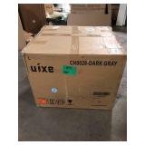 Uixe Modern Dark Gray Polyester Upholstered Recliner Chair with Adjustable Backrest and Footrests Customer Returns See Pictures