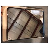Rectangular Black Framed Mirror Customer Returns See Pictures