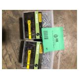Lot of 2 DECKMATE #10 x 2-1/2 in. Stainless Steel Torx Flat-Head Wood Deck Screw (5 lb./370-Piece) customer return see pictures