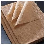 SAFAVIEH Grid Beige 9 ft. x 12 ft. Interior Non-Slip Grip Dual Surface Synthetic Rubber 12 in. Thickness Rug Pad    Customer Returns See Pictures
