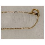 10K Gold Necklace w/Pearls