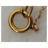 10K Gold Necklace w/Pearls