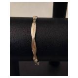 925 Silver Twisted Herringbone Bracelet