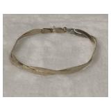 925 Silver Twisted Herringbone Bracelet
