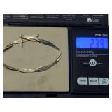 925 Silver Twisted Herringbone Bracelet